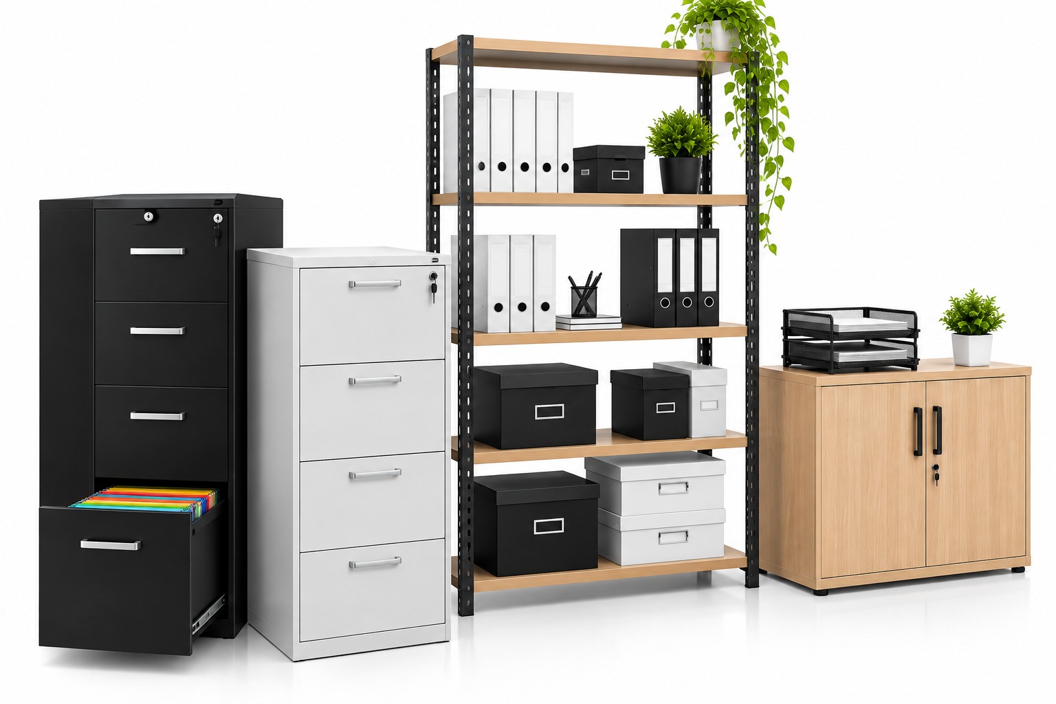 Anaqueles y archiveros para oficina