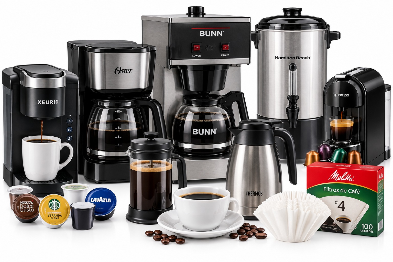  Cafeteras y accesorios para oficinas 