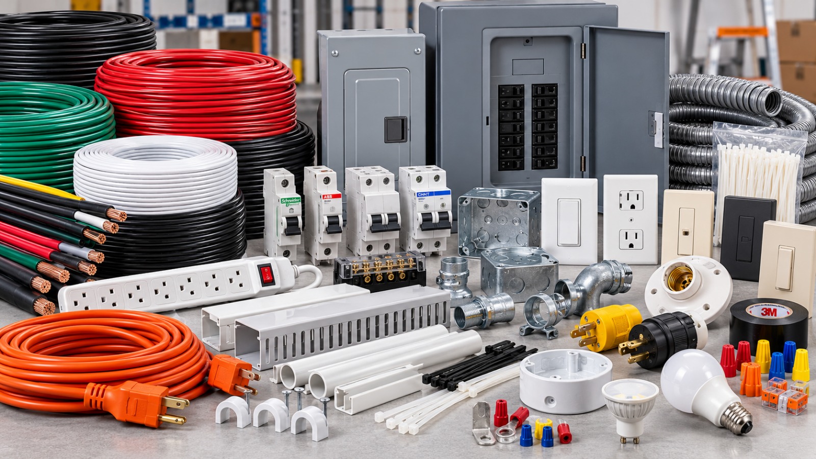 Material eléctrico para industria y mantenimiento